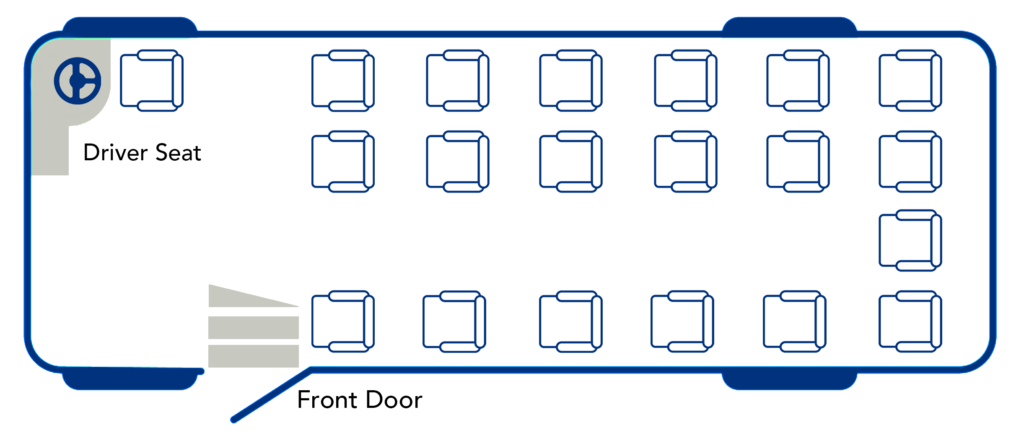 Digital image: 19 Seater Layout