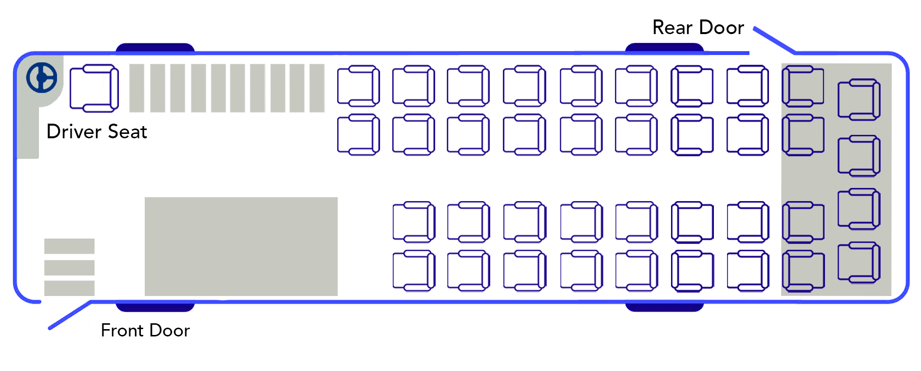 Digital image: 98 Seater Layout Lower Floor